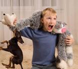 watch what the kids are doing Teaching children how to behave around dogs is important, but you can t count on the child (or the