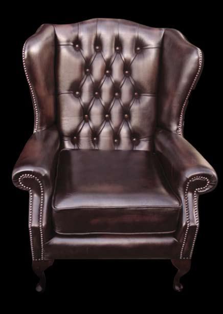 A classic chair in a style befitting a gentleman s