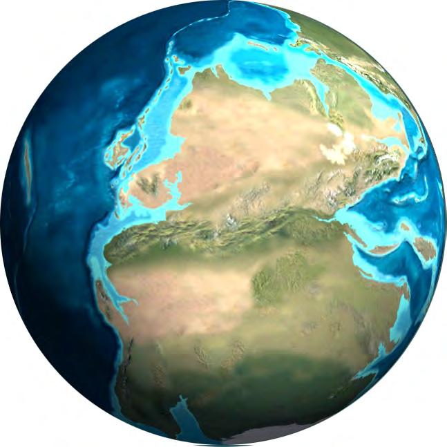Pangea the Late Permian (260 mya) Single continent Massive global