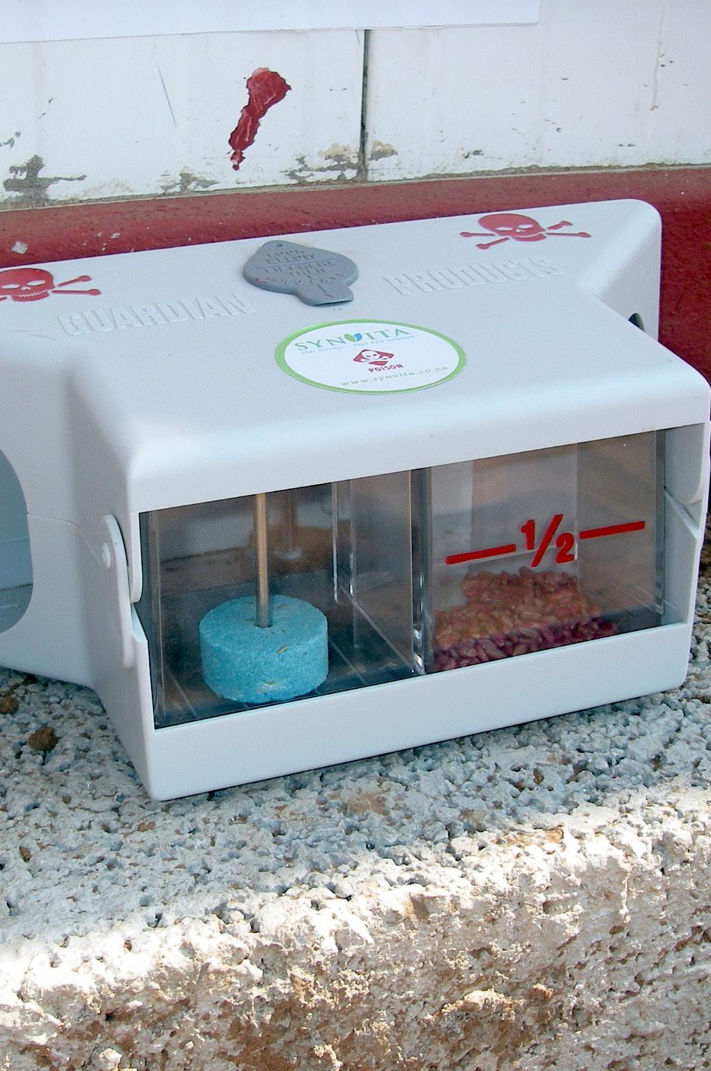 4 Permanent bait stations are effective in areas of high rodent activity.