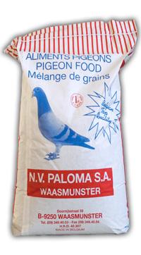 His pigeons are fed with Mariman and Paloma Brand pigeon mix, as an addition, he feeds them rice and millet seeds.