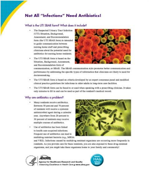 Education-Staff Provide education about antibiotic stewardship to