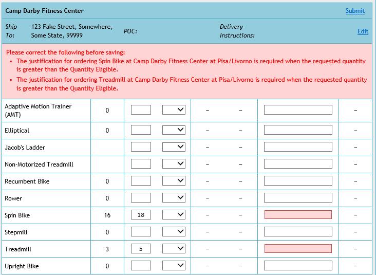 9. ulk uy Rules and Warning Messages In the ulk uy order Form, you may see red warning