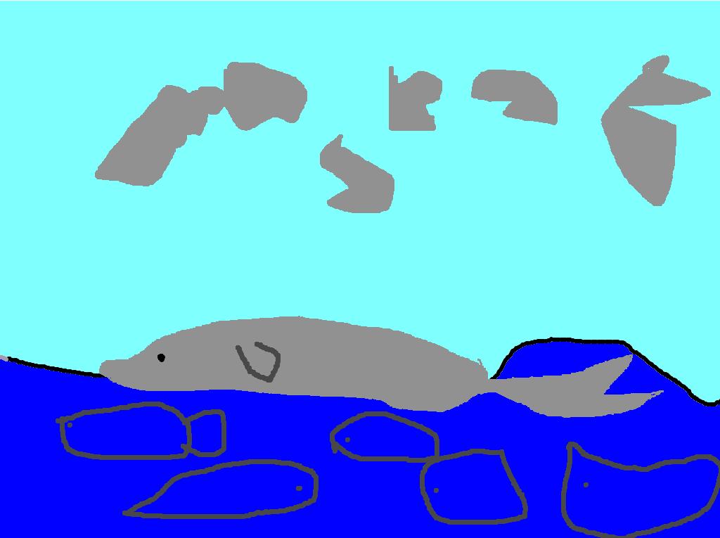 Amazing Whale By Gavin My amazing animal is the whale. It lives in oceans all around the world. It is a carnivore and it eats krill. It can weigh up to 300,000 pounds. It can be 100 feet long.