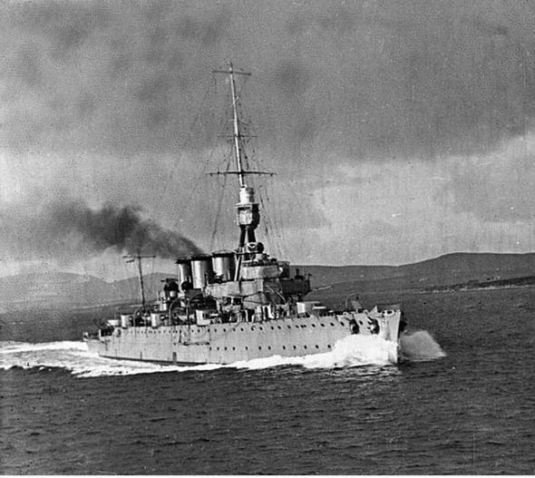 HMS Chester was a light cruiser of the Royal Navy. She was originally ordered for the Greek Navy in 1914 and was to be named Lambros Katsonis.