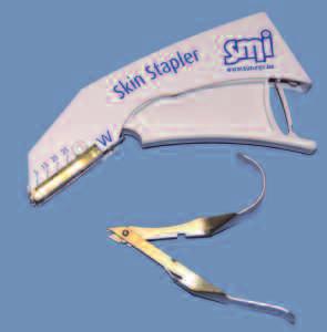 friendly design Clear view on operating site Easy to check remained staples Formed Staple Size Skin Stapler
