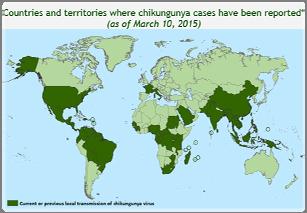 albopictus Chikungunya 2014: 2,792 imported cases of CHIK in U.S.