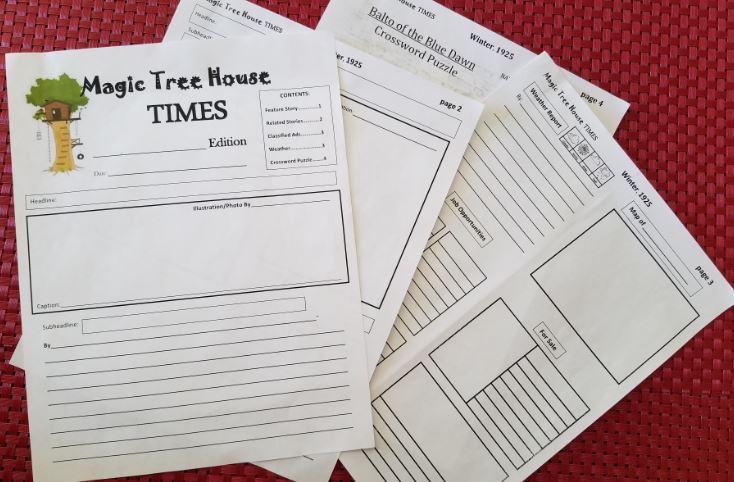 Lesson Plan Magic Tree House #54: Balto of the Blue Dawn Extra! Extra! Read All About It!
