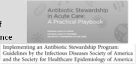 List the core elements defined by the CDC for an antimicrobial stewardship program 2. Discuss strategies to become compliant with the 2020 antimicrobial stewardship program requirements 3.