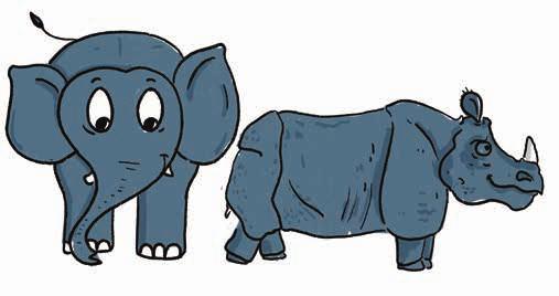 Horned-Rhinoceros Your toddler learns to differentiate