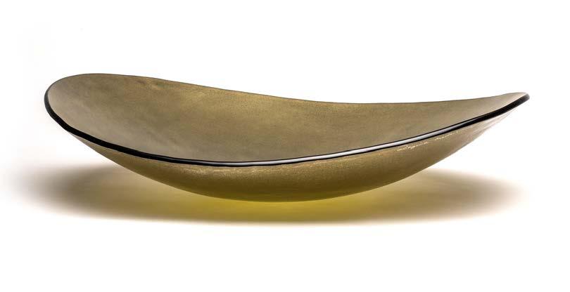 307 Bowl oval Ouro Fosco D: 25 cm - RM-BOOUR25 D: 35 cm