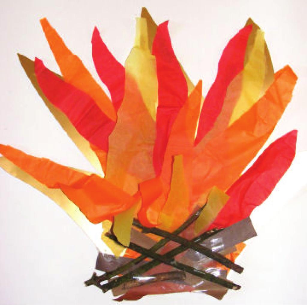 Activity Adult supervision required Textured Bonfire Collage A creative activity to get children involved in Bonfire Night. This activity takes 10 minutes to complete. Materials you will need.