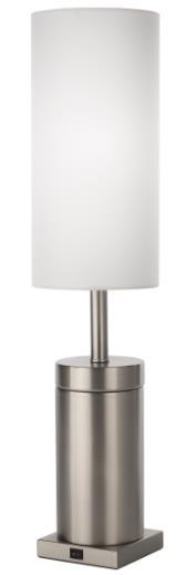Lamping: 110V Soft White LED Array (Included) TA4015-00BN G-602-02 / PT4 Table Lamp @