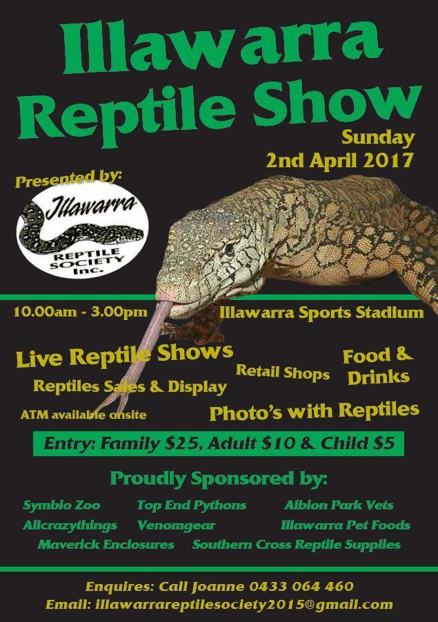 So who wants to see if their reptile is the best in the area? Enter your reptile into the show and you could win and get bragging rights!