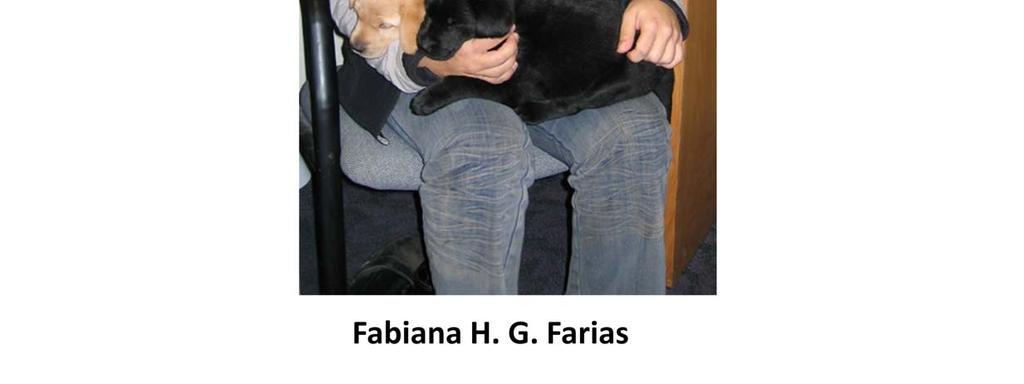 Most of the laboratory experiments on Basenji Fanconi Syndrome were conducted by Ms. Fabiana Farias. Fabiana is a graduate student from Brazil.