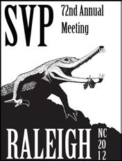 Esteemed Friends and Colleagues of the Society of Vertebrate Paleontology, The Host Committee of the 72nd Annual Meeting welcomes members and student members of the Society of Vertebrate Paleontology