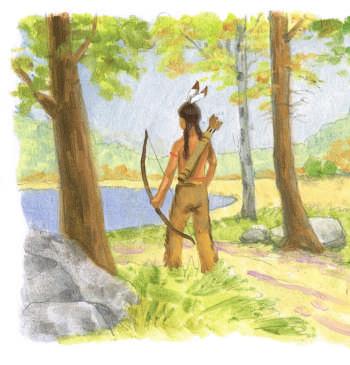 The Wampanoag and the Pilgrims farmed in the summer. The Wampanoag lived as usual.