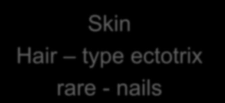 Microsporum (17 species) Skin