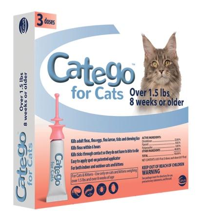 March 22, 2017 Through a new agreement with H&C, independent pet stores can now carry Catego TM, a powerful new flea and tick control uniquely formulated for cats.
