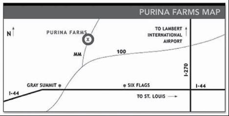 DIRECTIONS TO SHOW SITE From Lambert St. Louis International Airport: Go West on Departing Flights toward Natural Bridge Rd. Turn left onto Natural Bridge Rd. Merge onto I-70 West.