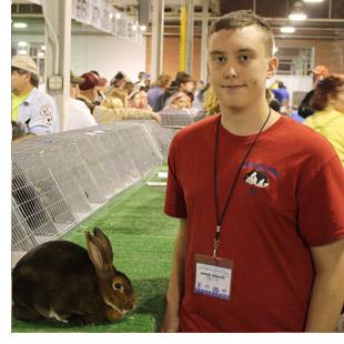 The duo embarked on a great journey of learning in preparation for showing. "The first step in learning about rabbits was figuring out what feed to use," Carie said.