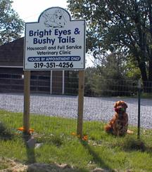 Bright Eyes & Bushy Tails Housecall and Full-Service Veterinary Clinic 3005 Highway 1 NE Iowa City, IA 52240 (319) 351-4256 June 1, 2000 Quarterly Newsletter Jennifer Berger, DVM Allan Berger DVM,
