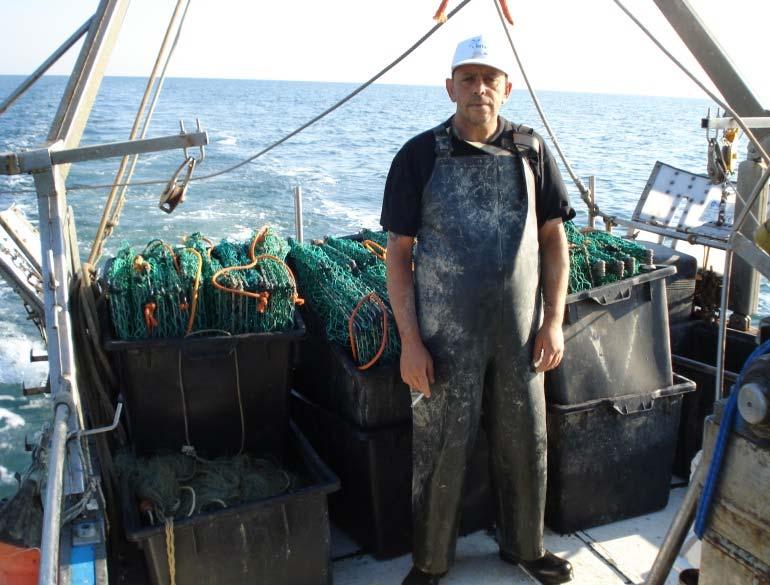 on board of fishing vessels with small