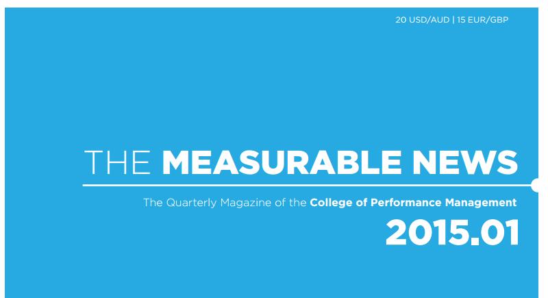 Obtaining the Anthology Published in the College of Performance Management Measureable