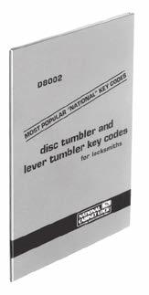 N1-8414-105 D8193 Lever Tumbler Blank Flat Steel 50 N1-0656-113 D8491 Lever Tumbler Blank Paracentric Brass 50 N1-0640-119 Description Material