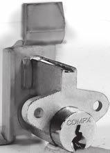 C9100 C9200 Lock can withstand 1000 pounds of force applied to the cam Mounting hole Accommodates up to 3/16" thick cam C7120 Blank codes: Standard Part no. D4300 Reverse Part no.