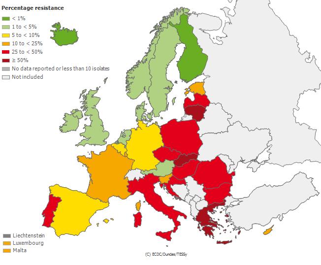 European Surveillance of antimicrobial resistance (CAESAR) network