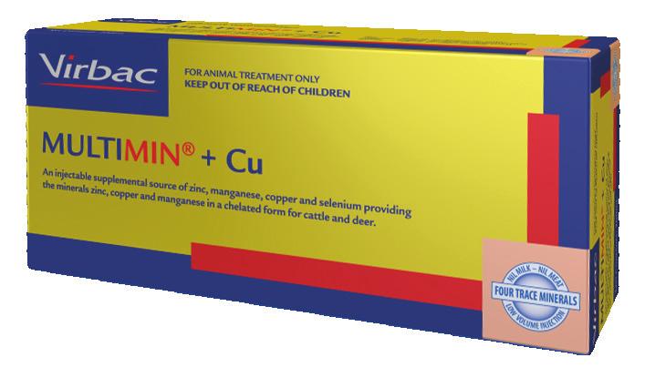 Multimin + Cu Multimin + Cu is a unique concept of trace element supplementation for New Zealand farmers.