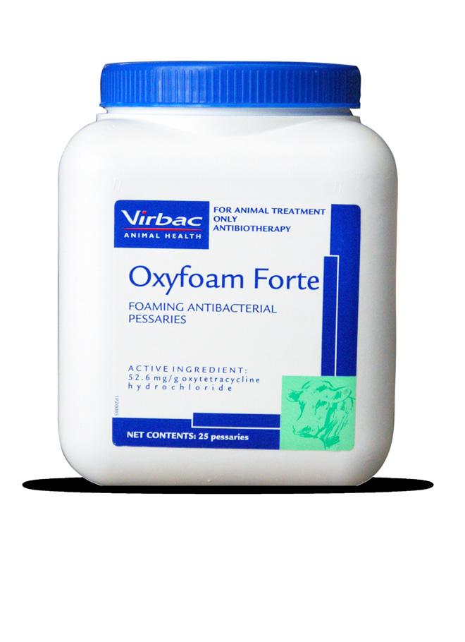 For use in the treatment of abortion, retained placenta, endometritis, and pyometritis, when oxytetracycline sensitive organisms are present.