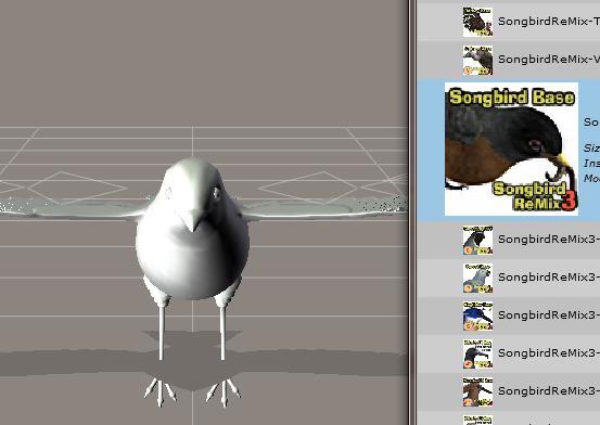 How to build a Songbird ReMix Character with a Conforming Crest in Poser 1.