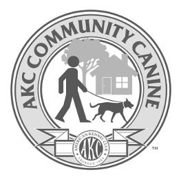 number, PAL or AKC Canine Partners number) and already have a Canine Good Citizen award/title on record with the AKC.