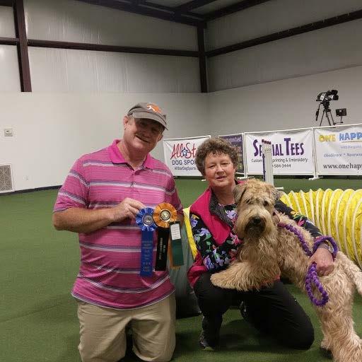 Ida Sawtelle Mallory Versatility Dog Standard Award (VS) Presented to a Wheaten owned by a SCWTCA member achieving titles in two