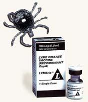 Vaccination Vaccine for Lyme disease removed from market in 2002 Vaccines not available for other tick-borne diseases Prevention and Control: Tick Reduction and Environment Apply acaricide to tick