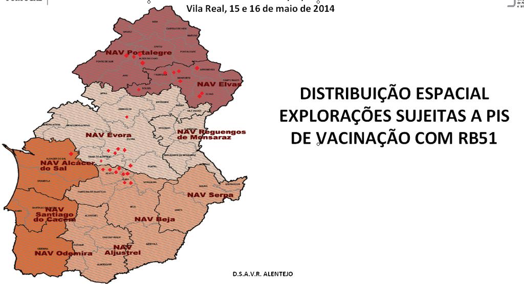 In several problematic areas, protocols are implemented for the introduction of RB51 vaccination. The programme is designed to extend for five years.