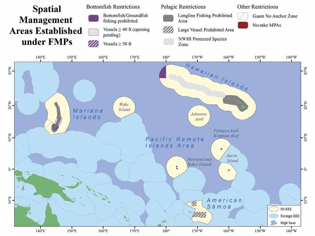 Ecosystem FMP) was implemented, prohibiting the use of destructive and non-selective fishing gears to harvest coral reef ecosystem management unit species.