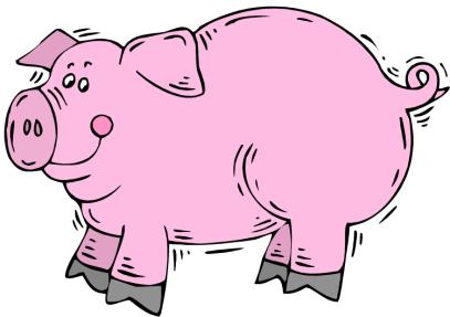 I'm a Little Piggy (Sung to: "I'm a little Teapot") I'm a little piggy Short and stout Here are