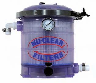 The Rapids Canister Filter has a self priming, top mounted sealed motor with a flow rate of 80gph.