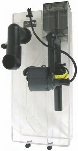 Just hang the unit behind the aquarium, plug it in, and it goes to work. Designed for tanks up to 60 gal, but multiple units may be used successfully in larger aquariums.