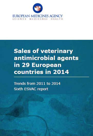 antimicrobial use and AMR surveillance reports EU:ESVAC sales