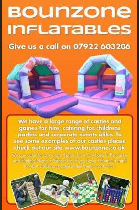 Bounzone are attending this event with their giant pirate ship inflatable bouncy castle.