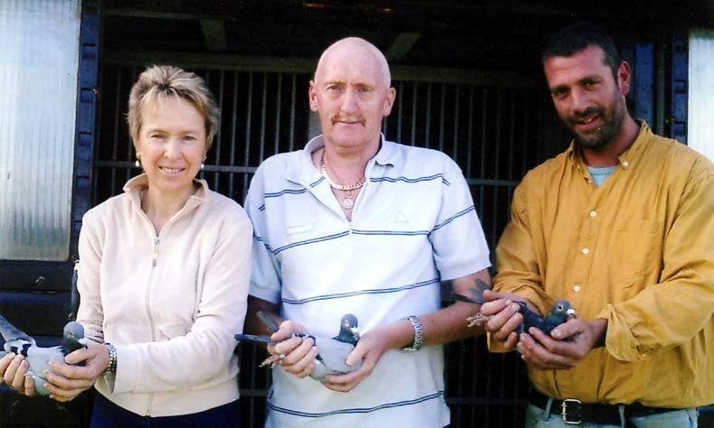 Jimmy & Sue Dickens 1st, 2nd, 3rd Open North West Grand National 2005 All three birds are 100% M & D.