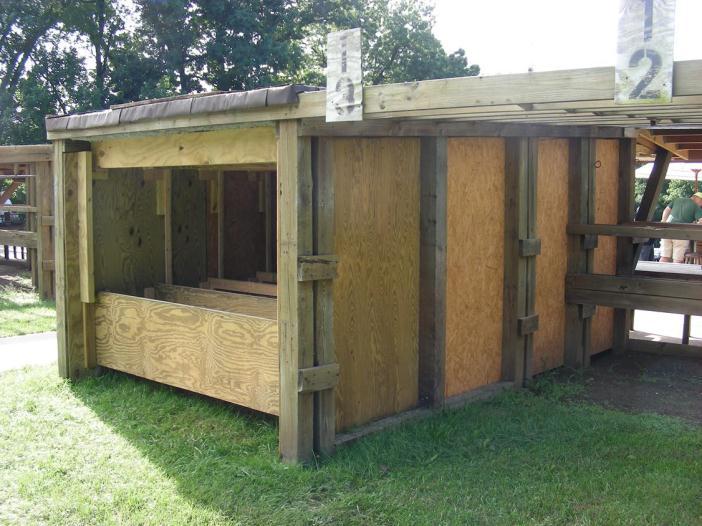 The noise enclosure puts sides and a roof to the existing structure.
