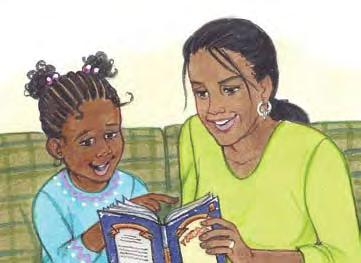 You read the left-hand pages of the book, and your child reads the right-hand pages which have been written at one of six early reading levels.