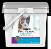 brand CAT LITTER PERFORM exceptional strength clumping litter OPTISCOOP specially designed for strong, tight clumps