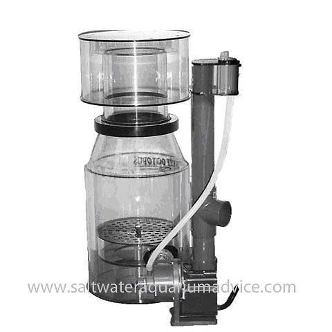 A good cone protein skimmer Protein Skimmer Summary A protein skimmer is a very valuable addition to your marine aquarium; buy the best you can afford and clean it out regularly (the reaction chamber