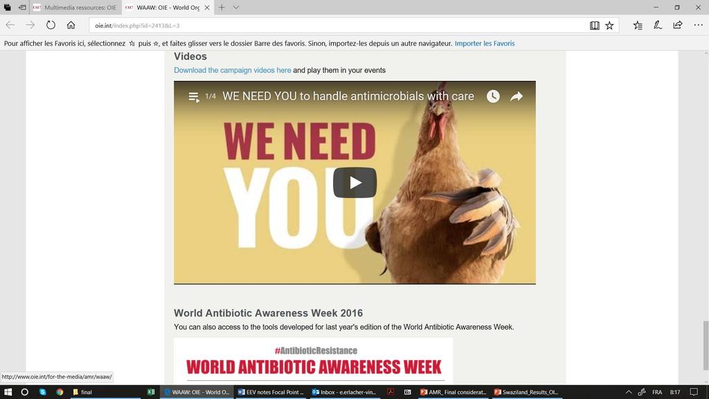The Video 15 World Organisation for Animal